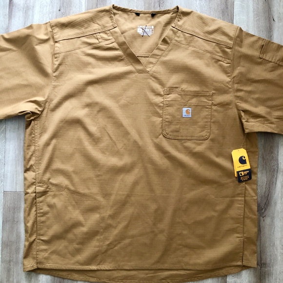 Carhartt, Rugged, Flex, Ripstop, Modern Fit, Scrub Top, Mens, 2XL, NEW - Picture 5 of 16
